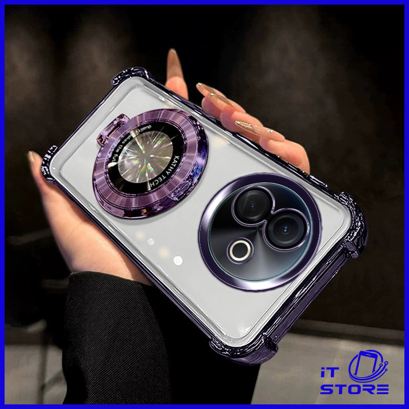 เคส Vivo Y39 5G เคสนิ่มพร้อมขาตั้งแบบพับได้