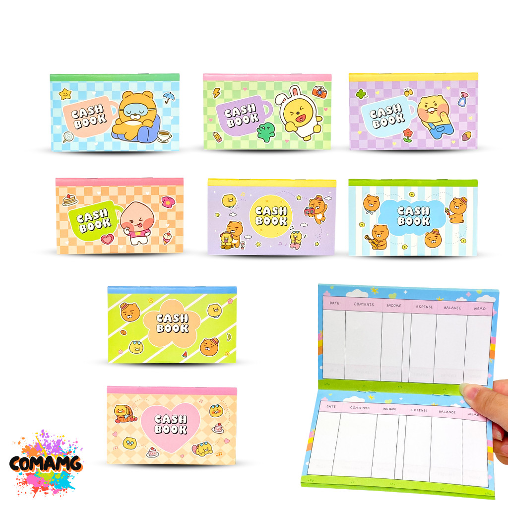 Kakao Friends สมุดรายรับรายจ่าย 32แผ่น ด้านใน4สี ลิขสิทธิ์แท้ พร้อมส่ง