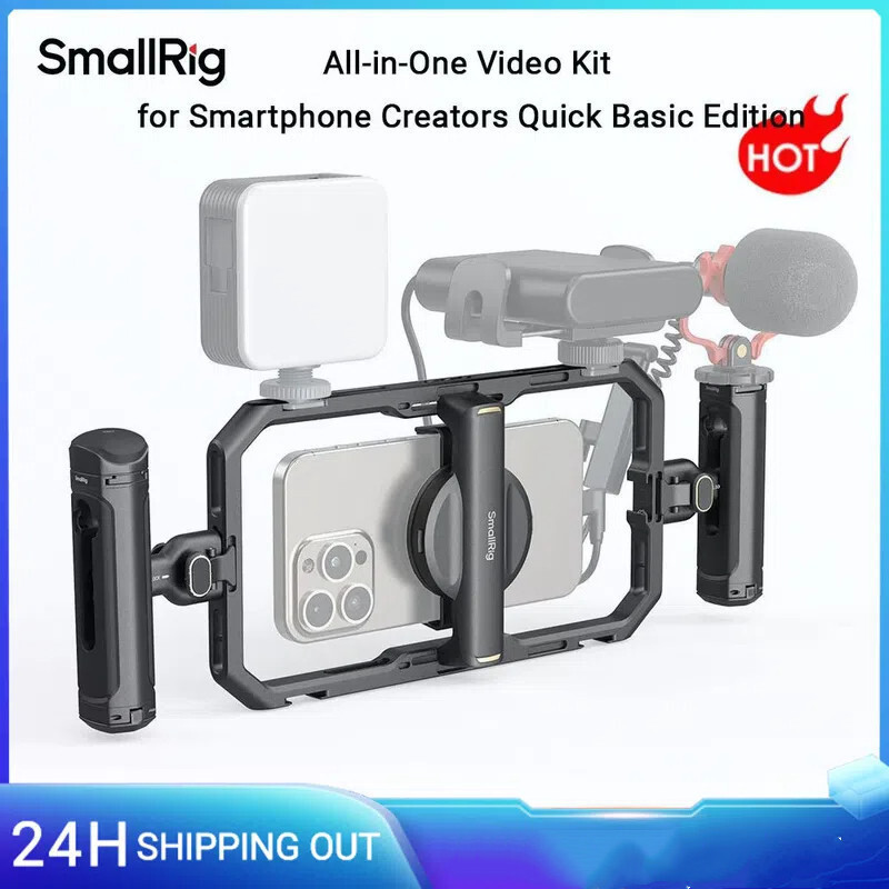 SmallRig Universal Quick Release Phone Cage Kit Basic AllinOne Video Kit สําหรับ 16/15 สําหรับ SamSu