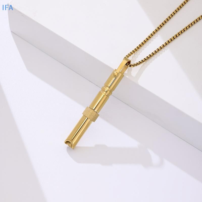 สร้อยคอสแตนเลส IFA สำหรับการหายใจอย่างมีสติ ช่วยให้สงบและความสมดุล