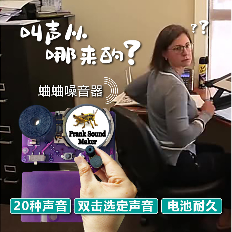 Creative Prank ตลก Prank Tricky ของเล่น Office Decompression ซ่อนเสียงอุปกรณ์ Annoying Buzzer คลังสิ