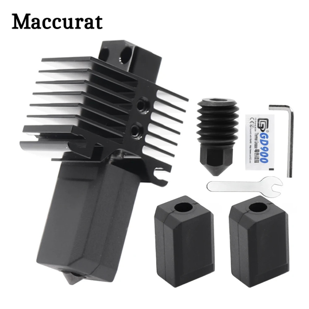 500℃ 3D เครื่องพิมพ์อัพเกรดสําหรับ Balbu Lab X1 P1P Hotend ชุดที่ถอดออกได้ X1-Carbon Combo Hotend เห