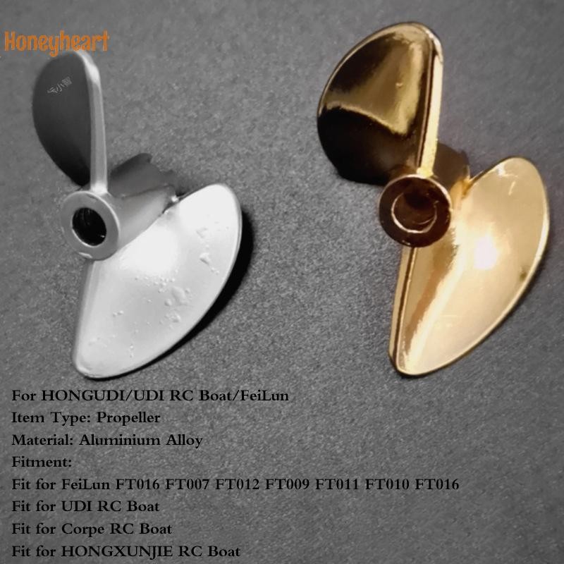 <Honeyheart> 35 มม.RC เรือ 2 ใบมีดใบพัดสําหรับ HONGUDI/UDI RC เรือ/FeiLun FT016 FT007 FT012 FT009 FT