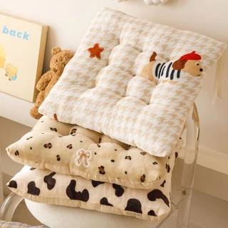 พร้อมส่ง เบาะรองนั่ง 40x40cm นุ่มสบาย ทนทาน ลายการ์ตูนน่ารัก สำหรับตกแต่งบ้าน ออฟฟิศ