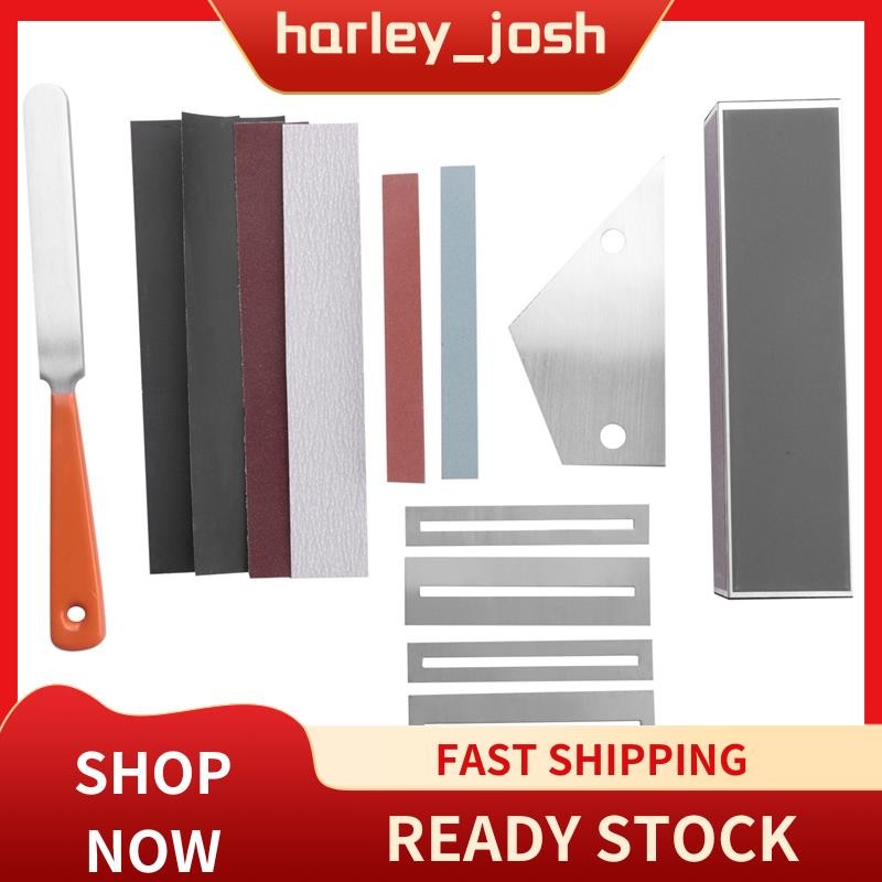 harley_josh 13 ชิ้นกีตาร์ Luthier เครื่องมือกีตาร์ Fret ไฟล์กีตาร์ Fret Leveling Beam Fingerboard Gu