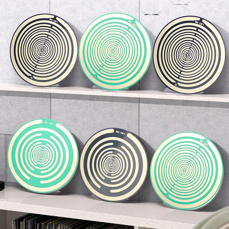 ที่ไม่ซ้ํากันสร้างสรรค์จานรองแก้วสําหรับดื่มแผ่นโพลาไรซ์แผงวงจรปรับปรุงอาหารและเครื่องดื่ม mwu รักไอ