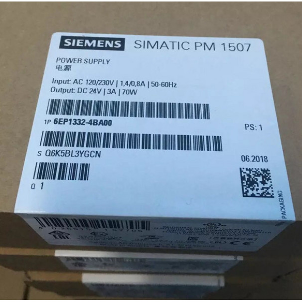 Siemens 6EP1332/1333-4BA00 PM1507 3A72W/8A192W โมดูลอินพุตตามเรท