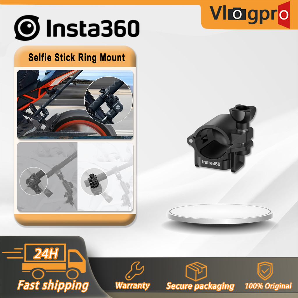 Insta360 Selfie Stick Ring Mount สําหรับ Insta360 85 ซม./114 ซม.ที่มองไม่เห็น Selfie Stick/Action ที