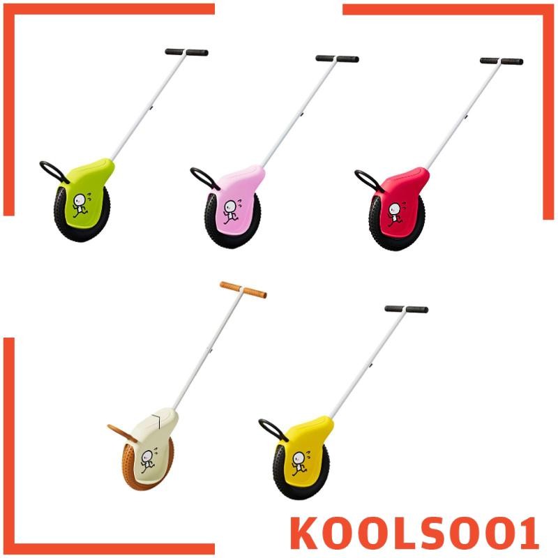[Koolsoo1] Push Along Wheel Toy Early Development Kids Unicycle สําหรับเด็กของขวัญวันเกิด