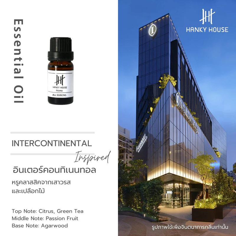 Hanky House น้ำมันหอมระเหย น้ำหอมอโรม่า Perfume Aroma Essential น้ำมันหอม 10ml