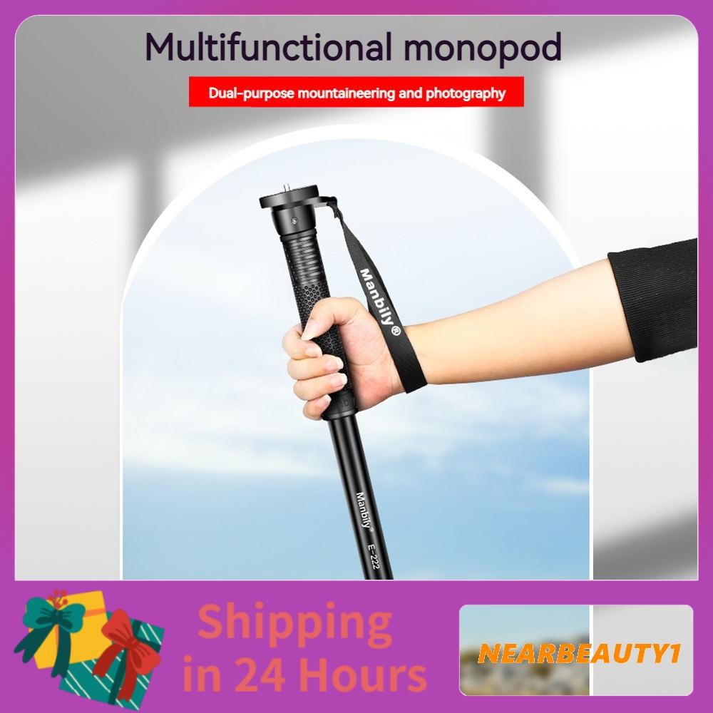 Nearbeauty1 Nearbeauty1 Manbily E-222 64.1 นิ้ว Camera Monopod Aluminium Alloy 5 Sections 5kg/11lbs 