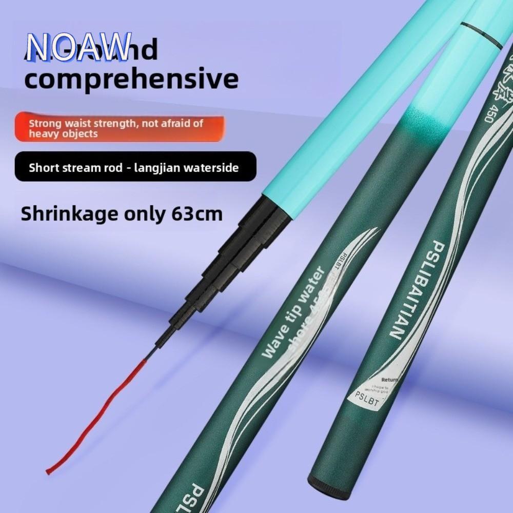 ชุดเบ็ดตกปลายาวAdjustable ไฟเบอร์คาร์บอน สำหรับเด็กและผู้ใหญ่ เหมาะสำหรับตกปลาและพกพาสะดวก