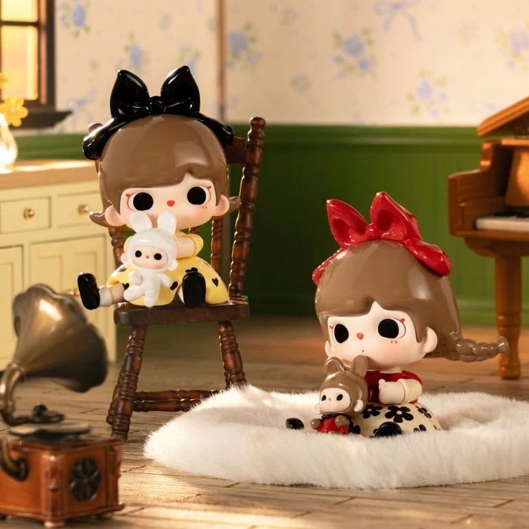 [ของแท้] TUTU BEAR Her & Her Little World Series ยืนยันรูปตุ๊กตาเครื่องประดับของขวัญ