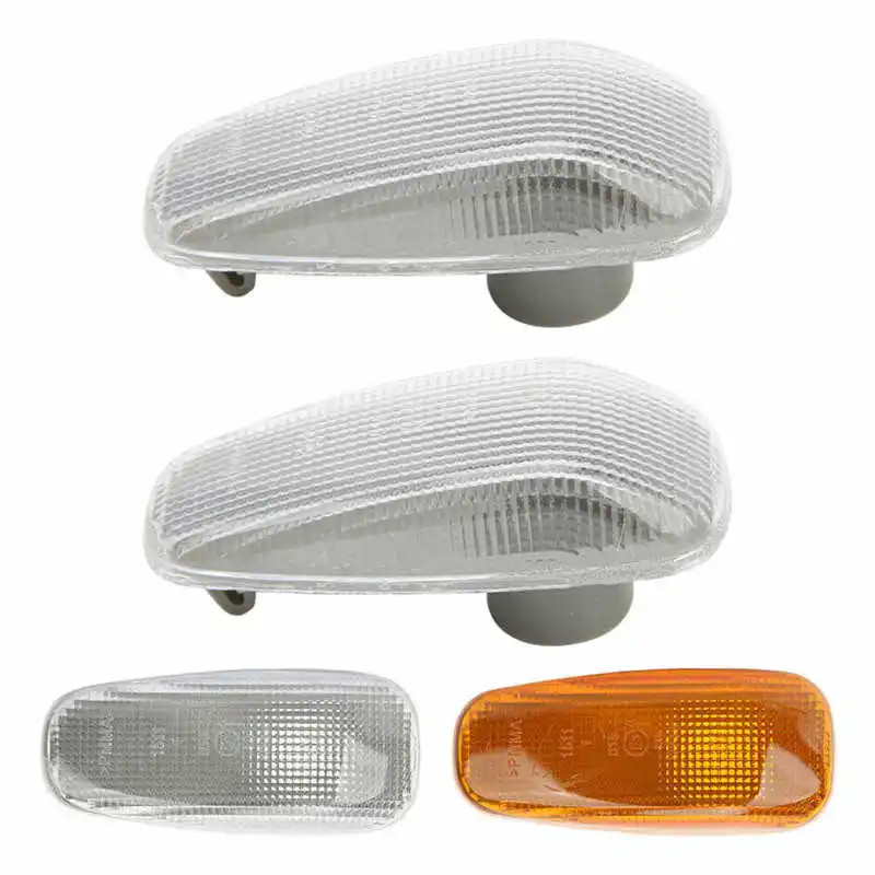 2ชิ้น ไฟเลี้ยว ไฟเลี้ยว ไฟเลี้ยวด้านข้างไม่มีหลอดไฟ 2108200921 ทดแทนสําหรับ Mercedes-Benz Vaneo W414
