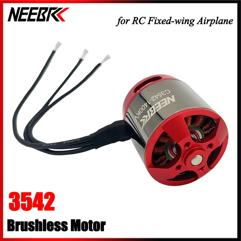 NEEBRC C3542 920KV 1400KV Outrunner มอเตอร์ไร้แปรง 2-4S สําหรับ RC เครื่องบินเครื่องร่อนปีกคงที่ Qua