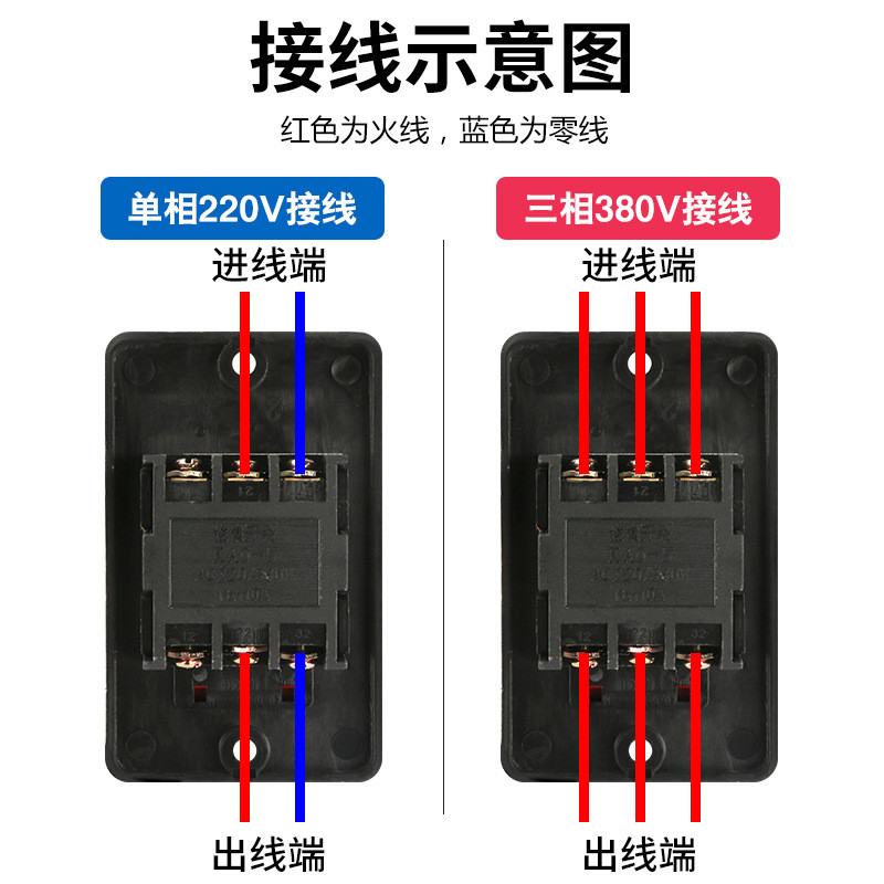 8. KAO-5H/5M กันน้ําประเภทสวิทช์ควบคุม KA0-5M/H 220/380V10A ตารางเจาะปุ่ม KAO-10KH GVPH