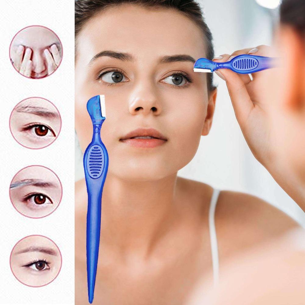 Mini Blade Eyebrow Razor Facial Body Hair Eyebrow Trimmer อเนกประสงค์ Dermaplaning S5z9