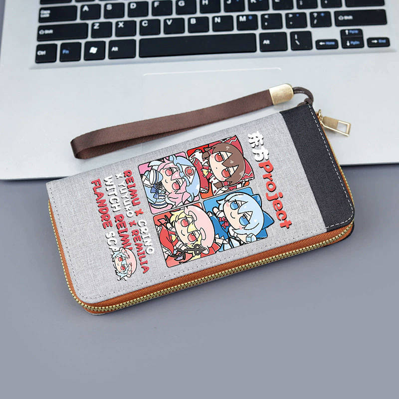 Oriental Project Japanese Coin Purse Cartoon Cute Celebrity Qiluo Multi-Functional One-Piece Wallet 