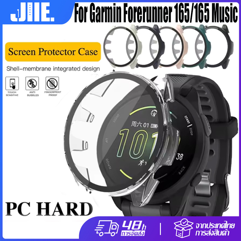 Garmin Forerunner 165/165 Music กระจกนิรภัยป้องกันกรณี สําหรับ Garmin Forerunner165/165 Music PC กรณ