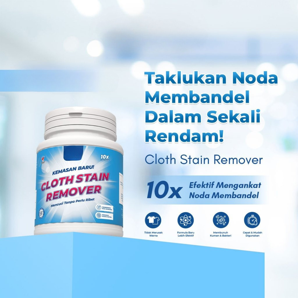 Stuborn Stain Remover สําหรับเสื้อผ้า 200g / น้ํายาทําความสะอาดเชื้อรา / น้ํายาทําความสะอาดคราบสีเหล