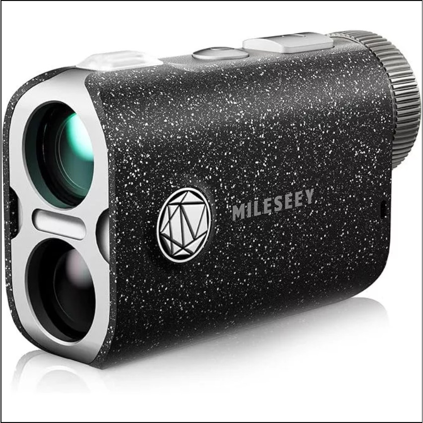 Mileseey PF1 Golf Range Finder พร้อมจอ OLED สีแดงเขียว, พิกัดระยะทาง 1100 หลา, ล็อกธง 0.1s, ชาร์จและ