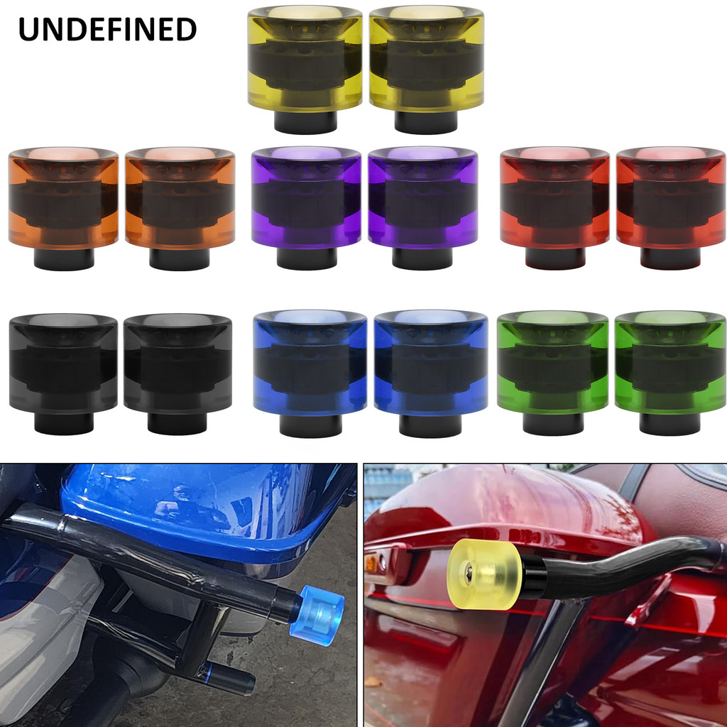 Z1 Pair Crash Bar Protector Ball Motorcycle Engine Guard Saddlebag Bumpers Ball M12 For Harley Touri