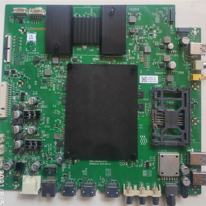 Chuangwei 75F7 เมนบอร์ด 5844-A9S800-0P00 การเคลื่อนไหว 9S80 ทดสอบ