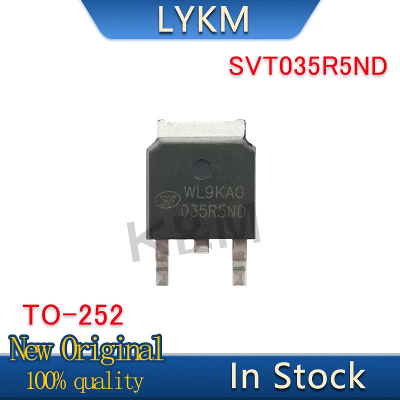 10 ชิ้นใหม่ Original SVT035R5ND 035R5ND 100A 30V TO-252 N ช่องเพิ่ม FET ในสต็อก LLCR