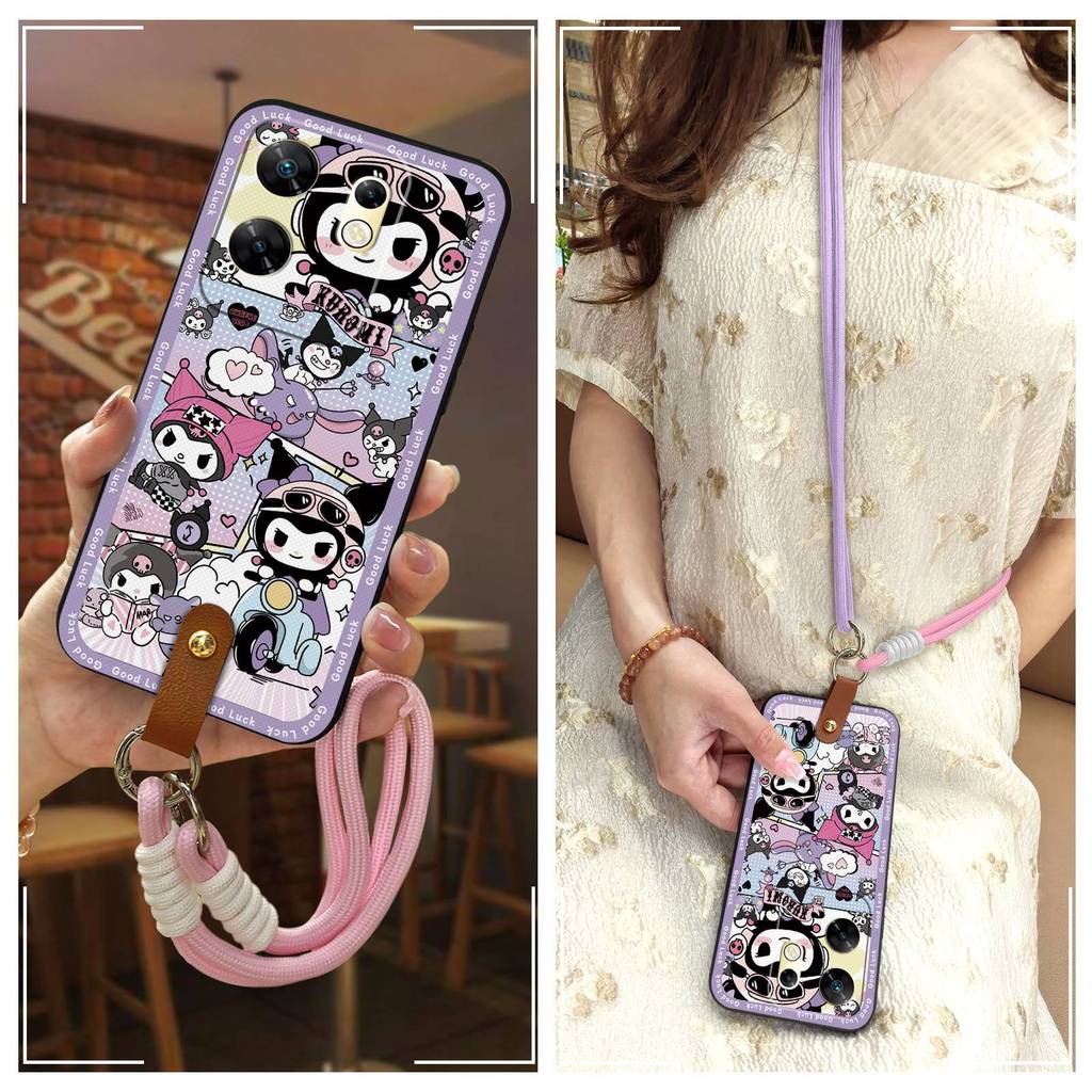 เต็มห่อซิลิโคนเคสโทรศัพท์สําหรับInfinix Zero30 4G/X6731Bทนทานนุ่มกรณีกันน้ําLanyard Graffiti TPUสร้อ