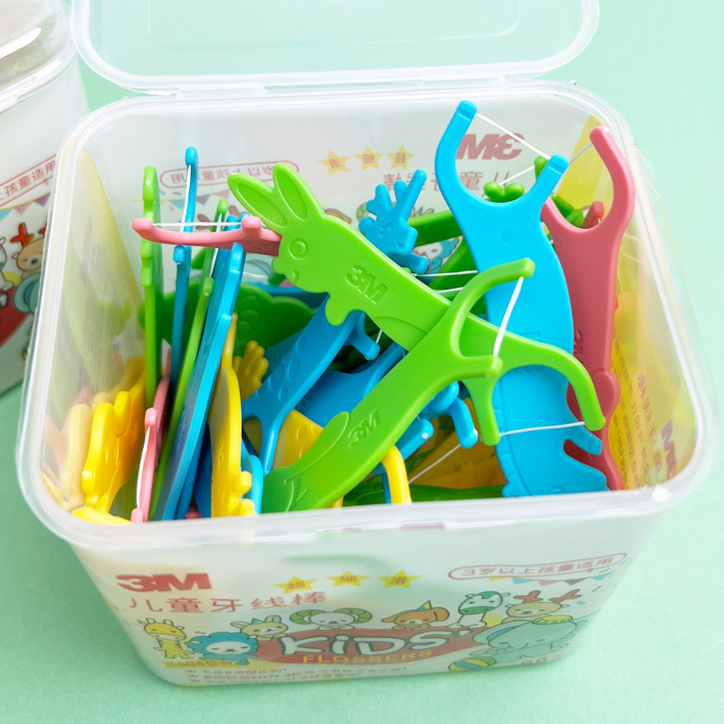 Spot Goods#3M Dental Floss Picks Thin Smooth Dental Floss Teeth Gap Care Cleaning Floss Picks Toothp