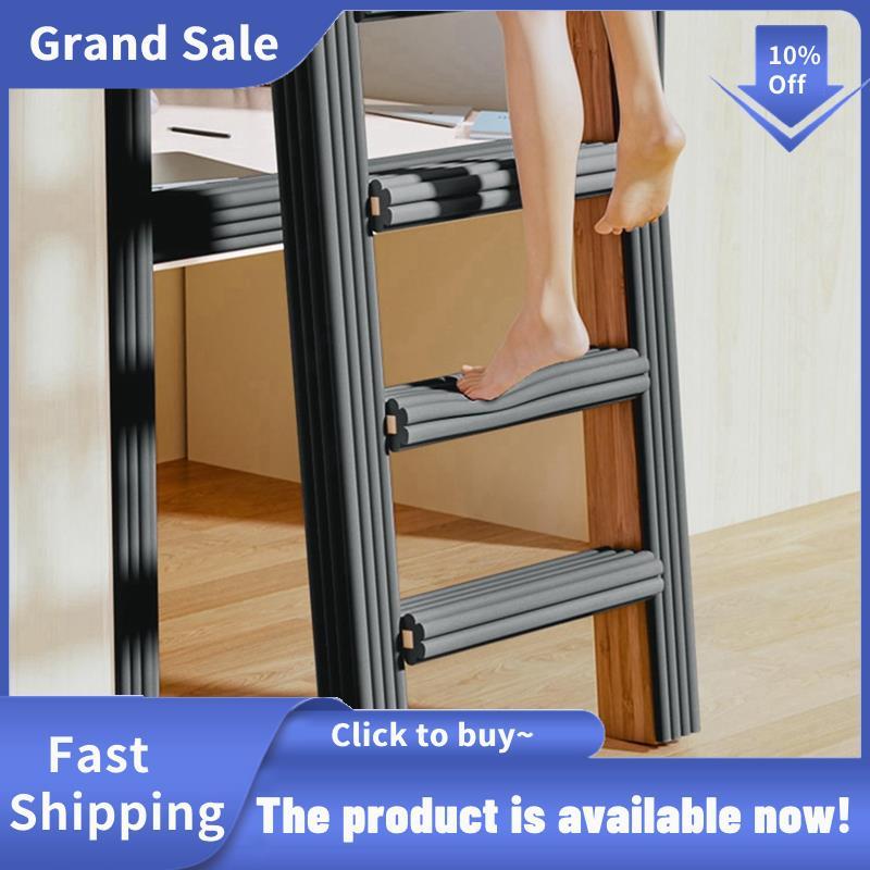Bunk Bed Ladder Cover Self-Adhesive Soft Step Padding Loft Bed Latter Pads Traction Treads