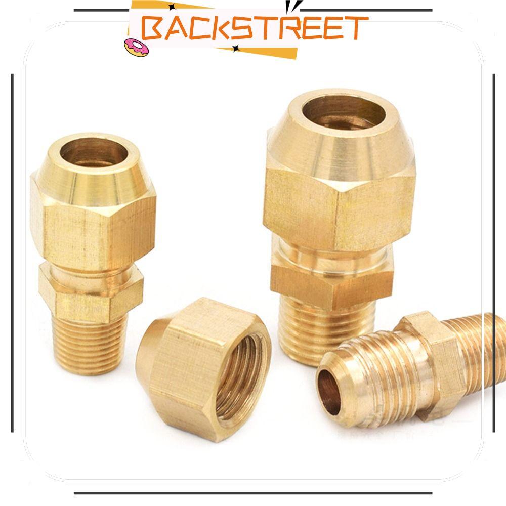 BACKSTAGEREAT ท่อ Joint, F/M ทองเหลืองท่อ Barb, ทนทาน OD 6-10 มม. 1/8" 1/4 "3/8" 1/2 "ชาย/หญิงด้าย C