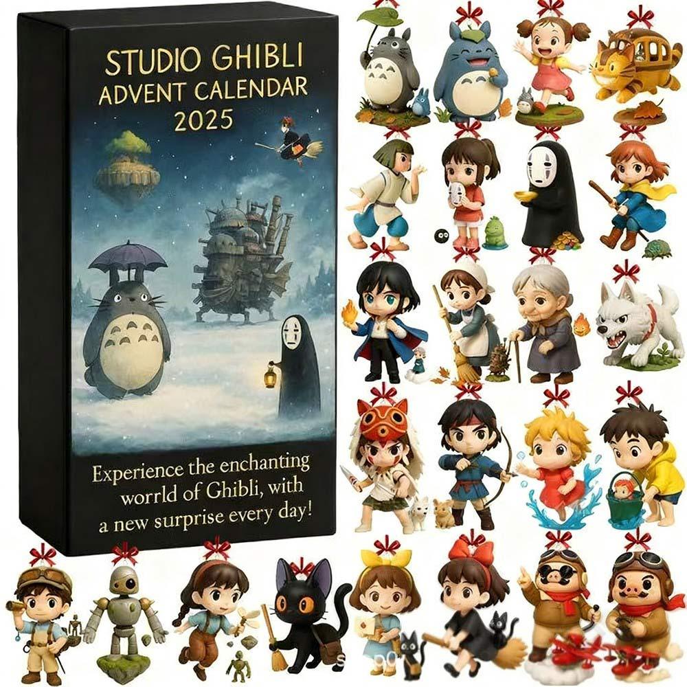 24pcs Studio Ghibli Anime Arrival Calendar Blind Box