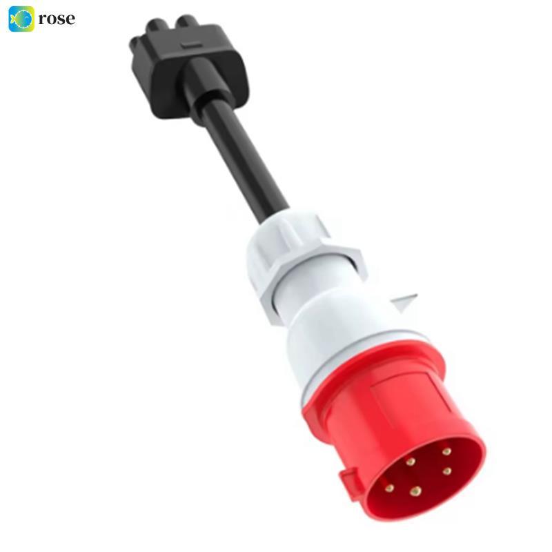 Adaptor Gen 2 สําหรับรุ่น S, 3, X, Y 32A สีแดง Ev Charger Universal Mobile Connector Adapter 5pin สี