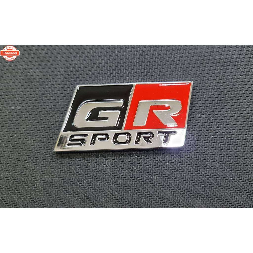 โลโก้  GR  และ GR sport  สำหรัแปะรถยนต์