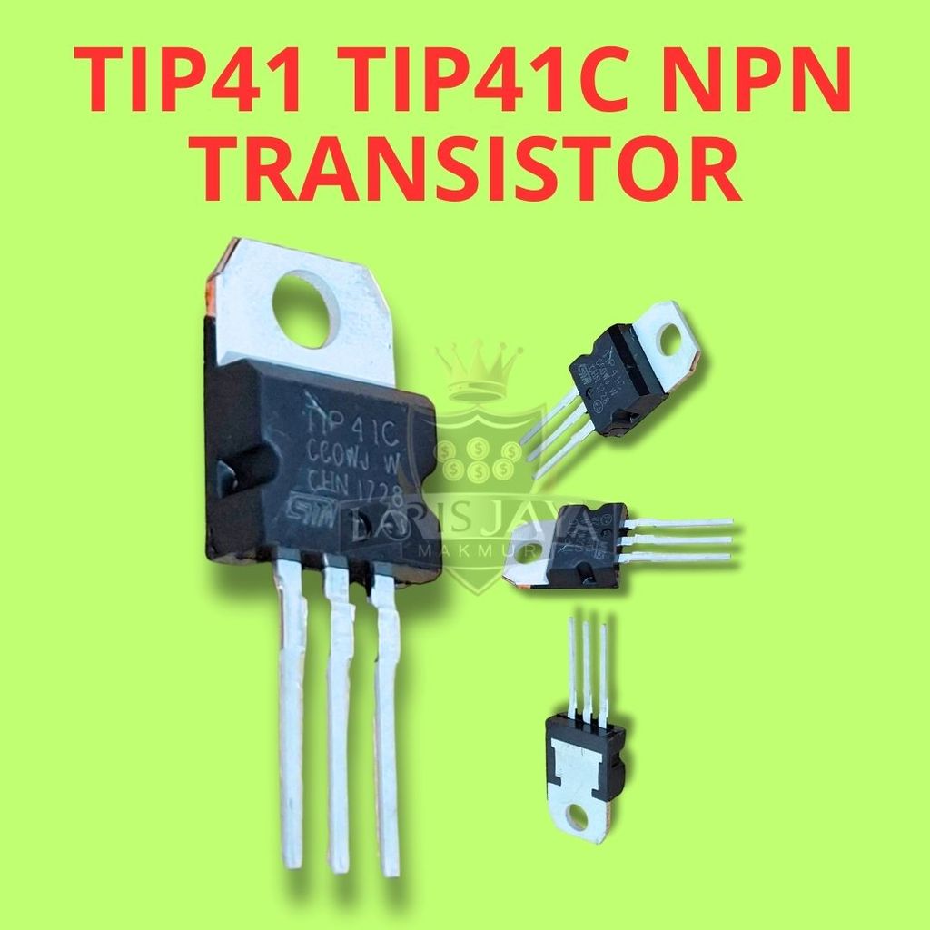 TIP41 TIP41C ทรานซิสเตอร์ – พาวเวอร์ซัพพลายและเครื่องขยายเสียง NPN