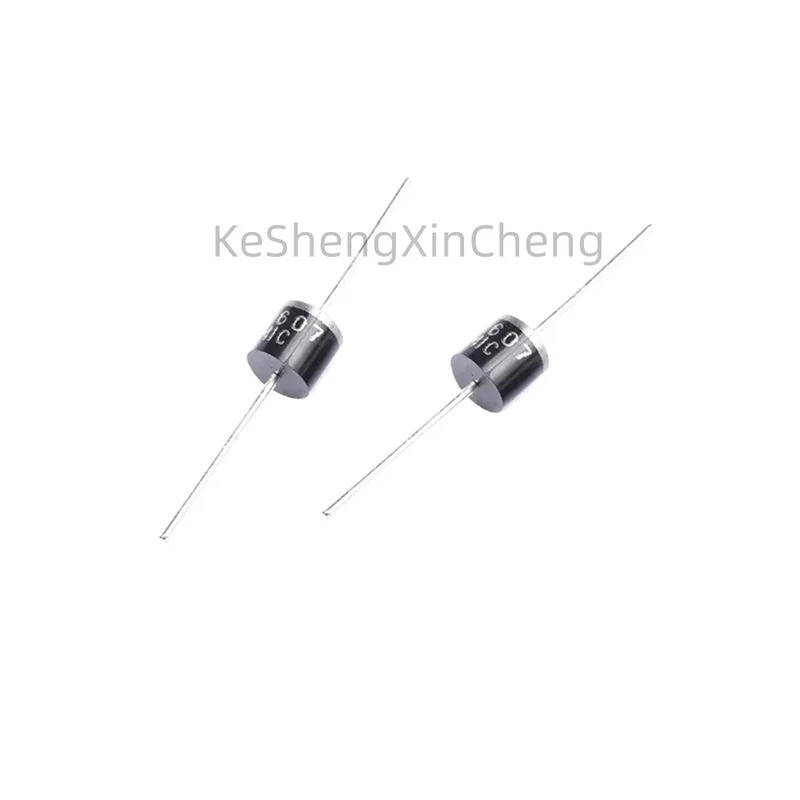 20 ชิ้น/แบทช์ FR607 FR608 HER607 HER608 6A วงจรเรียงกระแสไดโอด R-6 296K