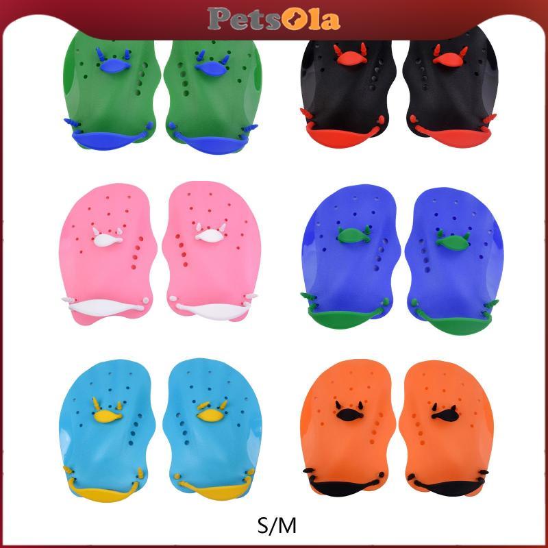 [เพตโซลา] พายฝึกว่ายน้ํา พายมือว่ายน้ํา 1 คู่ สายซิลิโคน ว่ายน้ํา