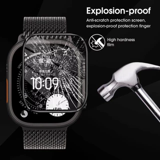 ฟิล์มกระจกนิรภัย ฟิล์มป้องกันหน้าจอ for IWatch Apple Watch Ultra/SE 3 2 Series 11 10 9 8 7 6 49 46 45 41 44 40 42 38 มม