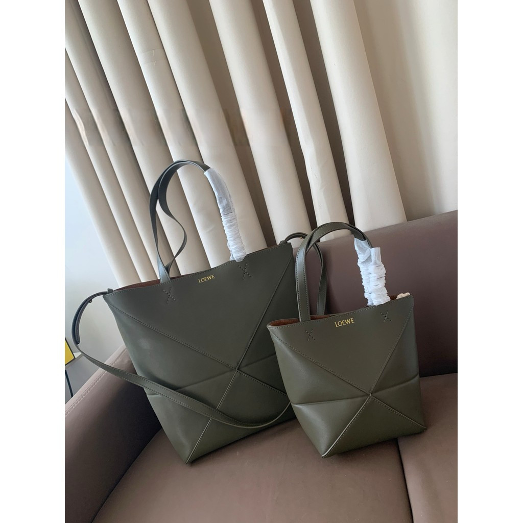 Puzzle Tote Bag กระเป๋าช้อปปิ้งพับได้