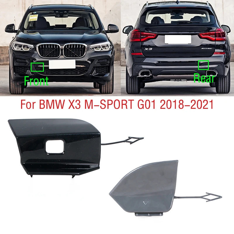 สําหรับ BMW X3 M-SPORT G01 G08 2018 2019 2020 2021 รถด้านหน้าด้านหลังกันชน Tow Hook ฝาครอบหมวก Trailer Hauling Eye ฝาปิด