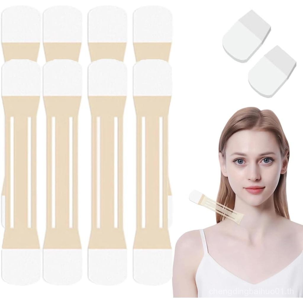 เทปคอยกทันที, เทปคอสําหรับ Saggy NECK, คอยกที่มองไม่เห็น, กระชับและยกกระชับผิวหย่อนคล้อย, สําหรับริ้