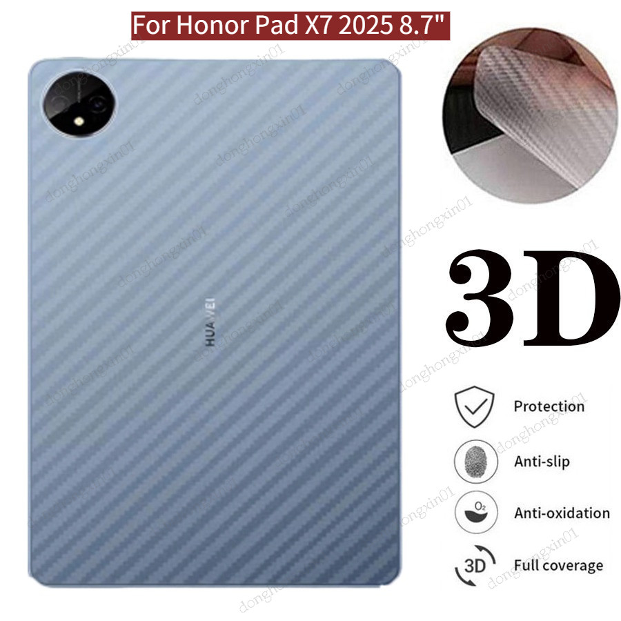 ฟิล์มคาร์บอนไฟเบอร์สําหรับ Honor Pad X7 2025 8.7 “JMS-L09 Pad 10 9 12.1 X9a X8a V9 GT 11.5 MagicPad 3 13.3 “Matte Protector กลับฟิล์ม – โปรปัง
