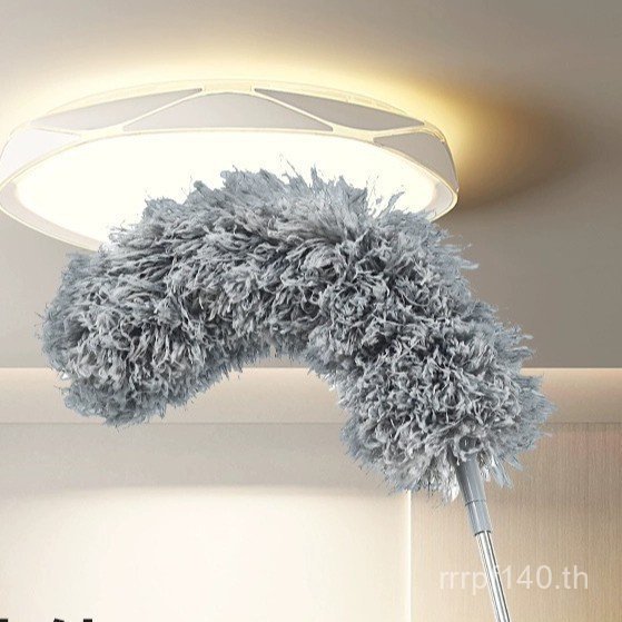 ทําความสะอาดไฟฟ้าสถิต Feather Gap Sweeping ฝุ่นเพดานสูง Place Telescopic Rod ในครัวเรือน Duster สินค