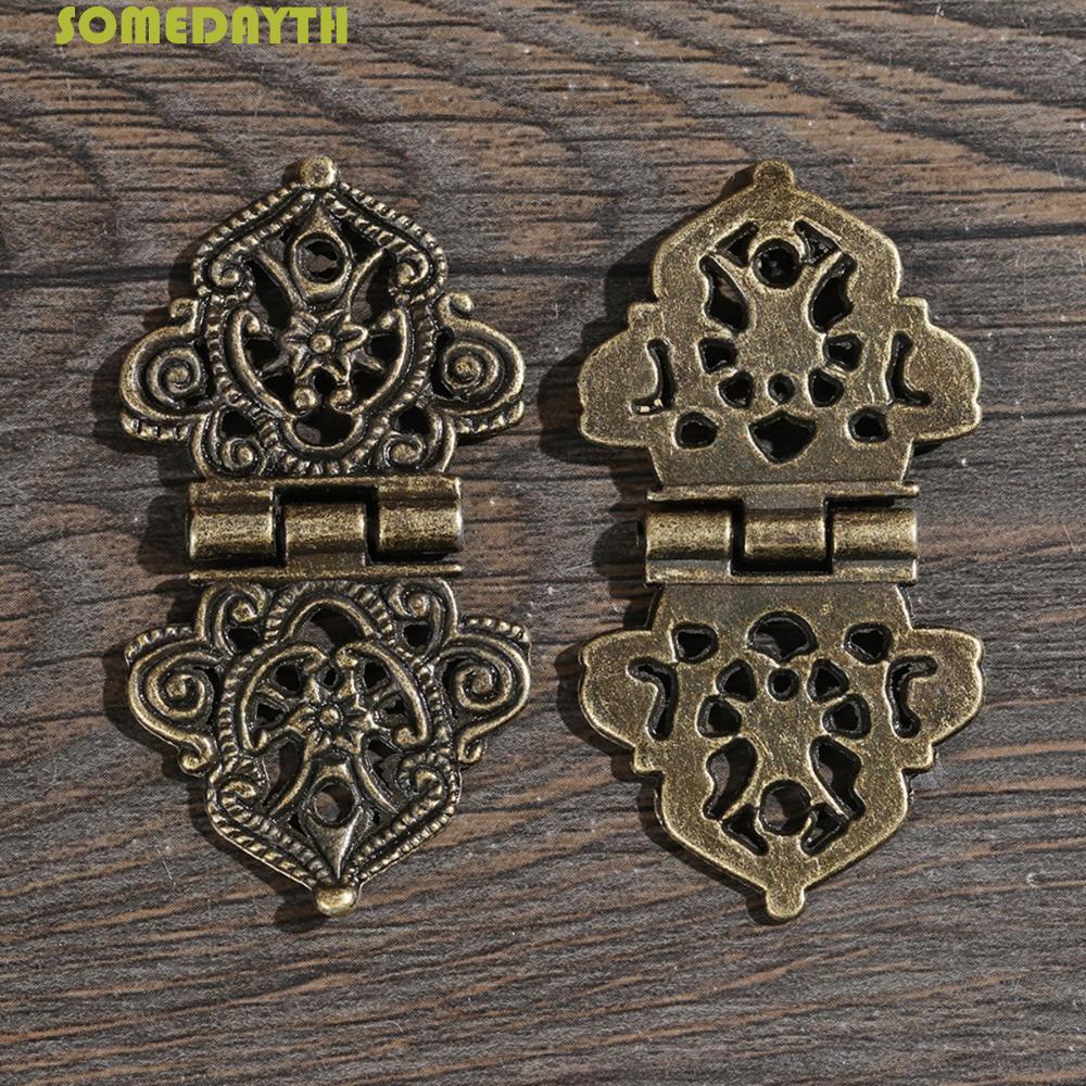 SOMEDAY Hollow Flower Cabinet DIY Vintage Mini Lace Wooden Box Furniture Hardware