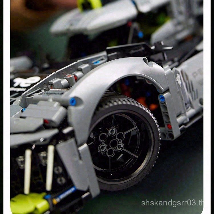 ชุดเครื่องจักร Le Mang 9X42156 ของเล่น 8 บล็อกตัวต่อ Super Technology รถสปอร์ตเข้ากันได้กับ Lego Peu