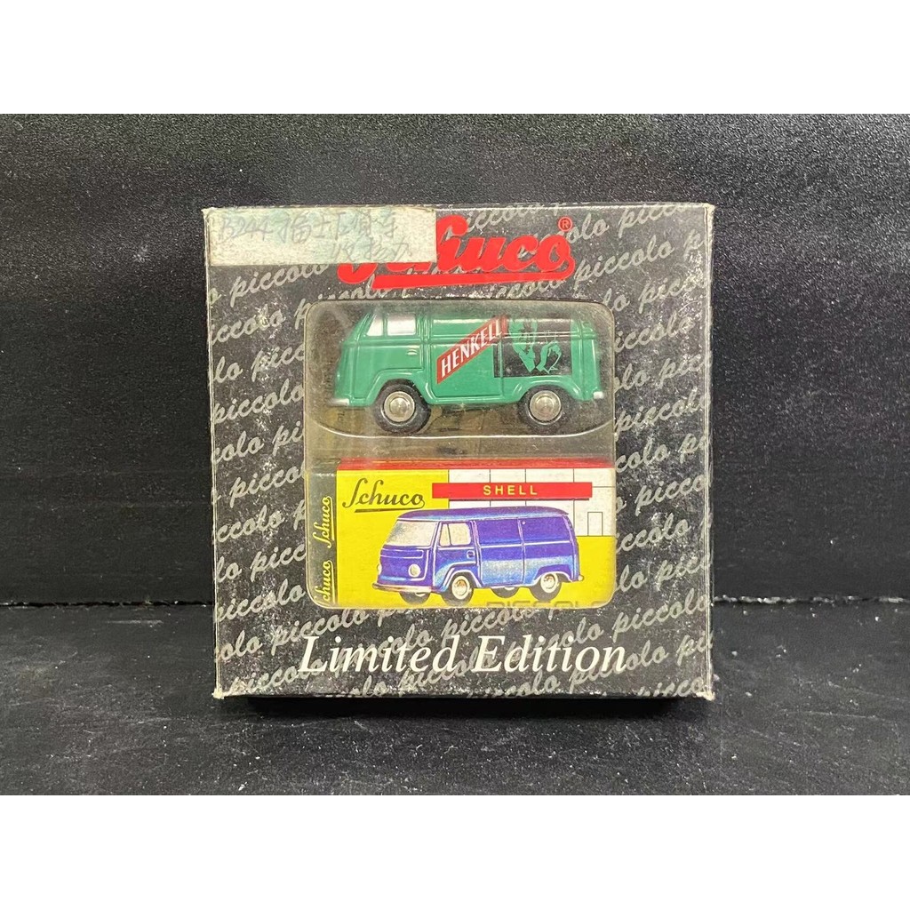 Schuco schuco 1/87 Volkswagen T2 Bus Green Henkel Solid Alloy Car Model piccolo 1/90 ho Scale As You