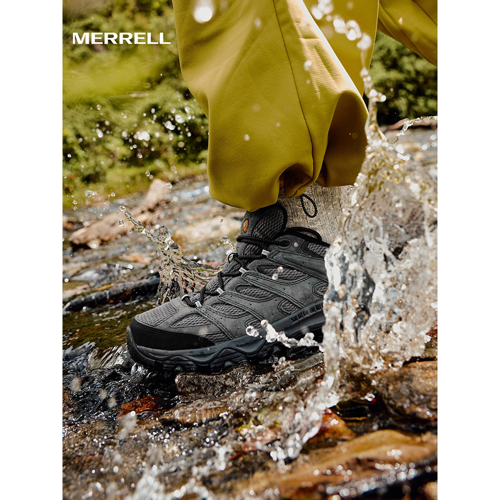 MERRELL MOAB3 GTX รองเท้าเดินป่าสำหรับทั้งผู้ชายและผู้หญิง กันน้ำ ทนทาน และระบายอากาศได้ดี