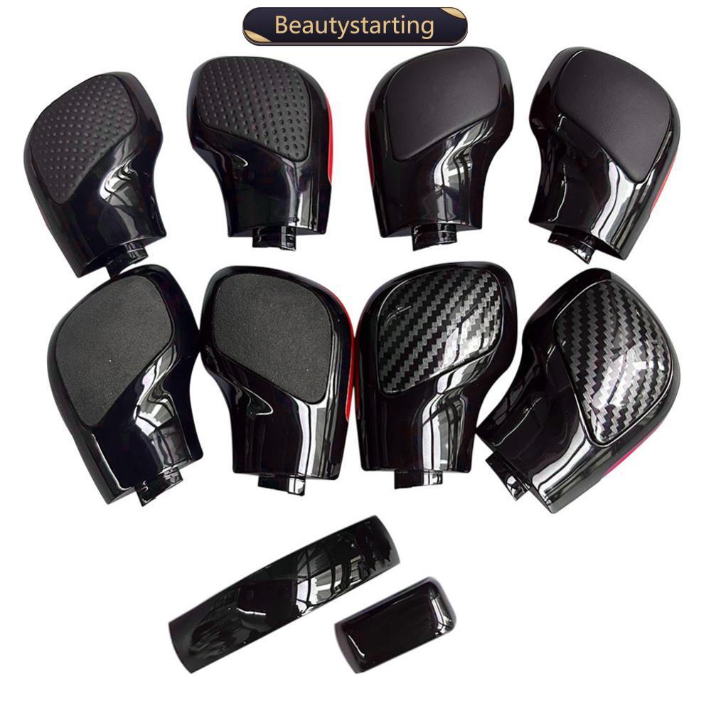 BEAUTYSTARTING เกียร์รถเกียร์ Shift Knob Lever Shifter Hand Ball Chrome Matt คาร์บอนไฟเบอร์สําหรับ V