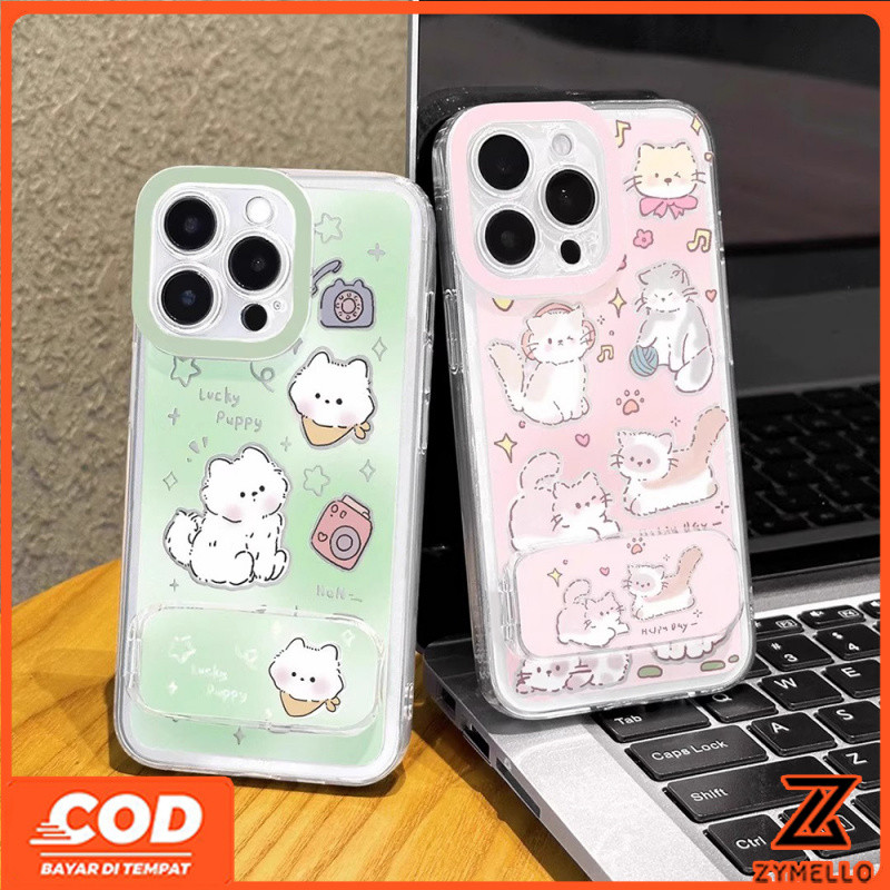 เหมาะสําหรับ OPPO A6X A6 A5X A5 5G A5i A60 PRO A3 A3X A5 PRO A3 PRO A38 A79 A58 A18 A57 2022 A17 A95 รองพื้นหลายน่ารักกระจกกันกระแทกTPUเคสโทรศัพท์